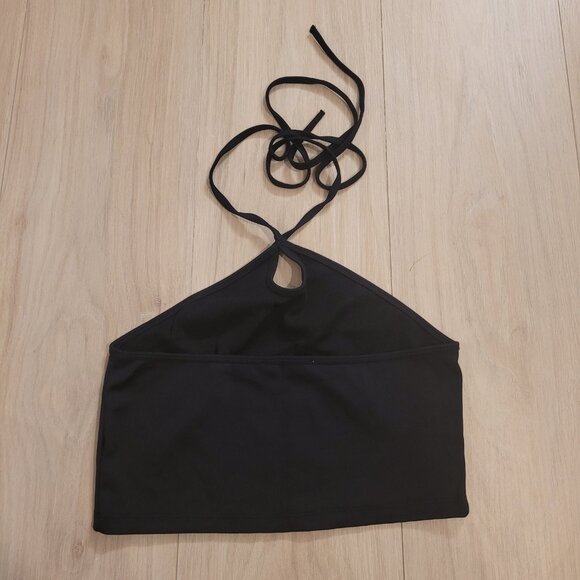 ZARA | Ribbed Halter Crop Top | Sz. M - Picture 5 of 5